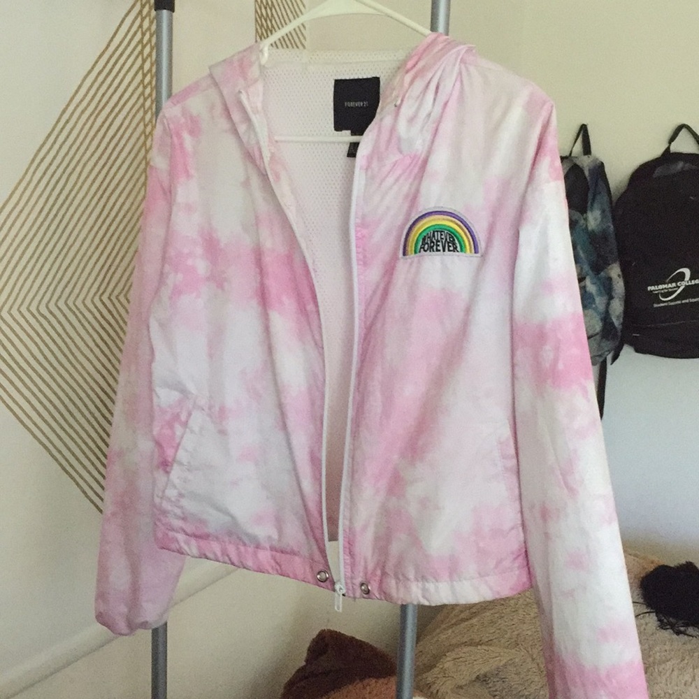 Tie-dye Crop jacket